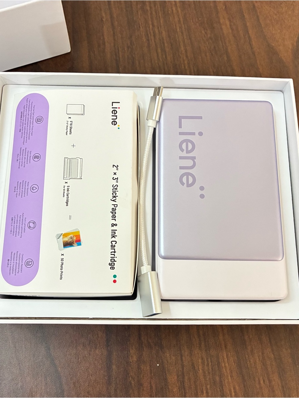 Liene pocket sticker printer